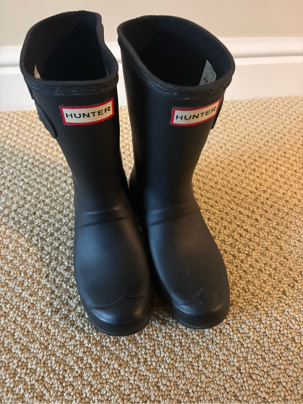 Hunter rain short boots